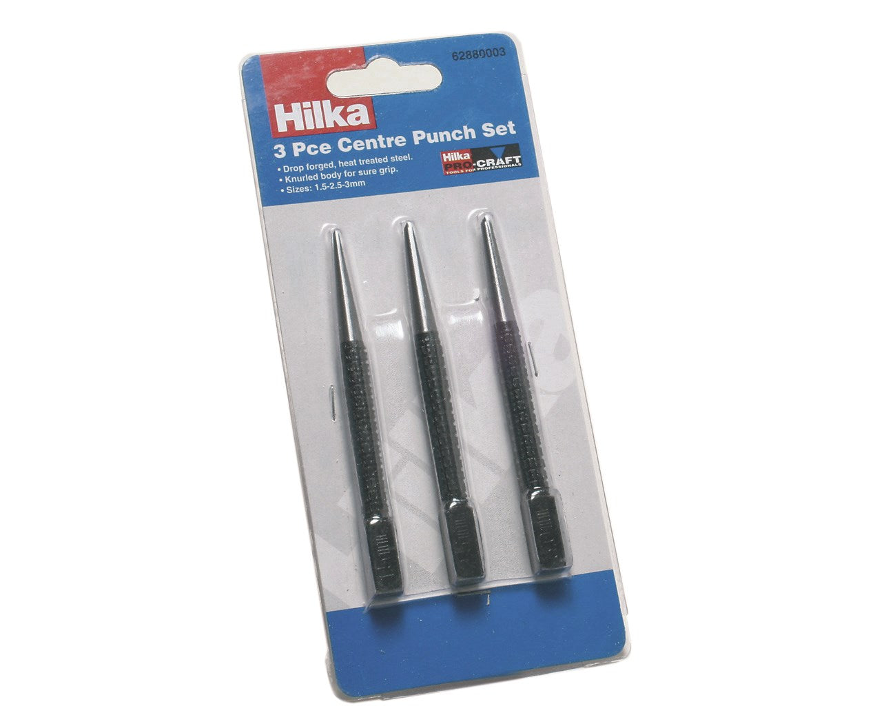 Hilka 3 Piece Centre Punch Set Pro Craft