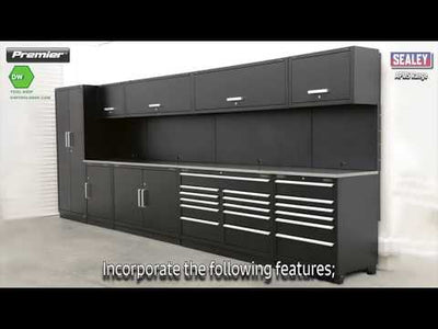 Sealey APMSCOMBO6SS Modular Storage System Combo - Stainless Steel Worktop