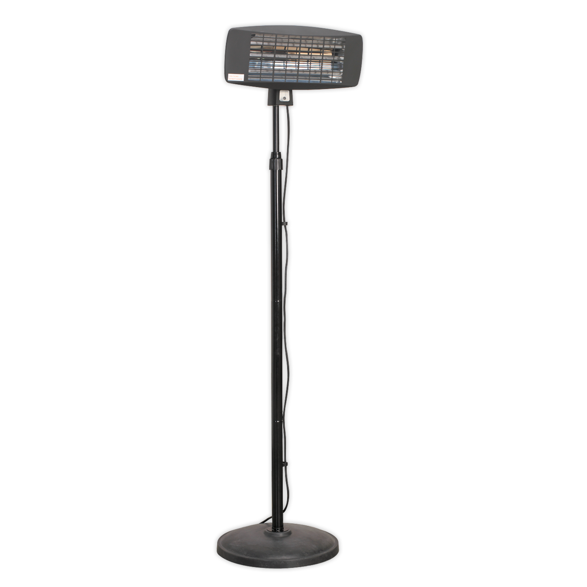 Sealey IFSH2003 Infrared Quartz Patio Heater 2000W/230V with Telescopic Floor Stand