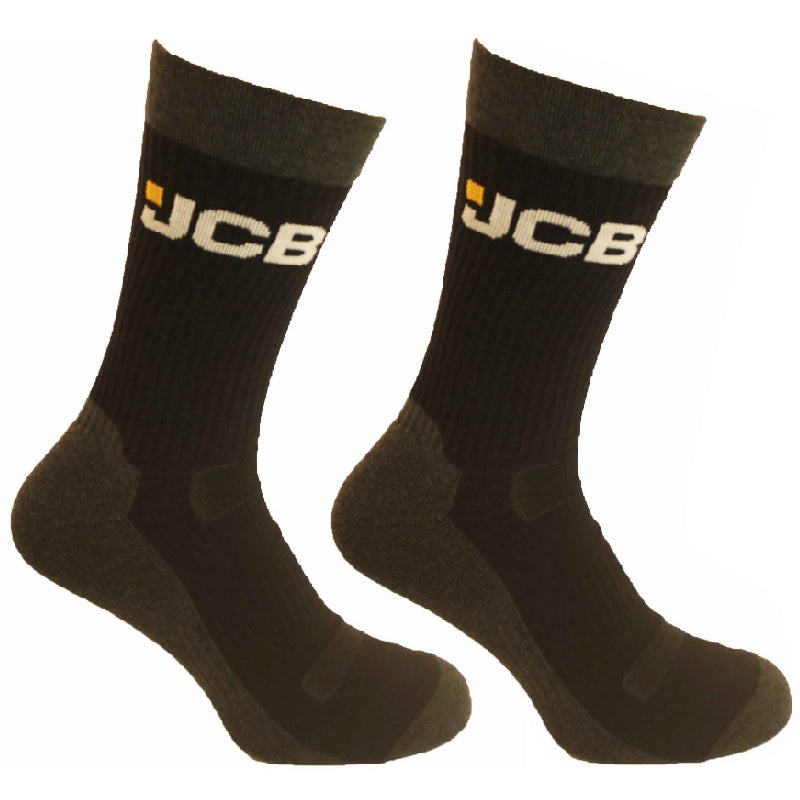 JCB High Performance Socks (2 Pack), Black
