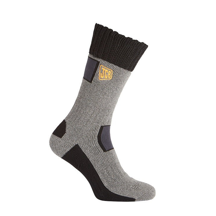 JCB Rigger Boot Socks, Grey