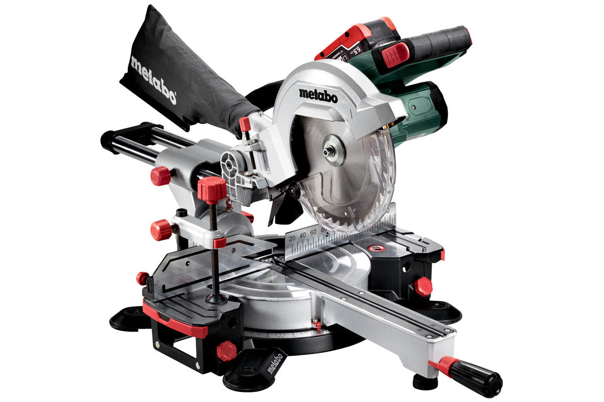 Metabo KGS 18 LTX 216 Single Bevel Sliding Mitre Saw 2x 18V LiHD 5.5Ah
