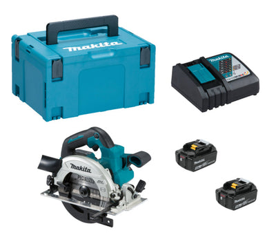Makita DHS660RTJ 18v 165mm Brushless Circular Saw - 2 x 5.0Ah Li-Ion Batteries + Charger + Carry Case