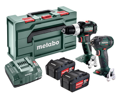 Metabo SB18 LT BL + SSD 18 LTX 200 BL Twin Pack 2 x 5.2Ah