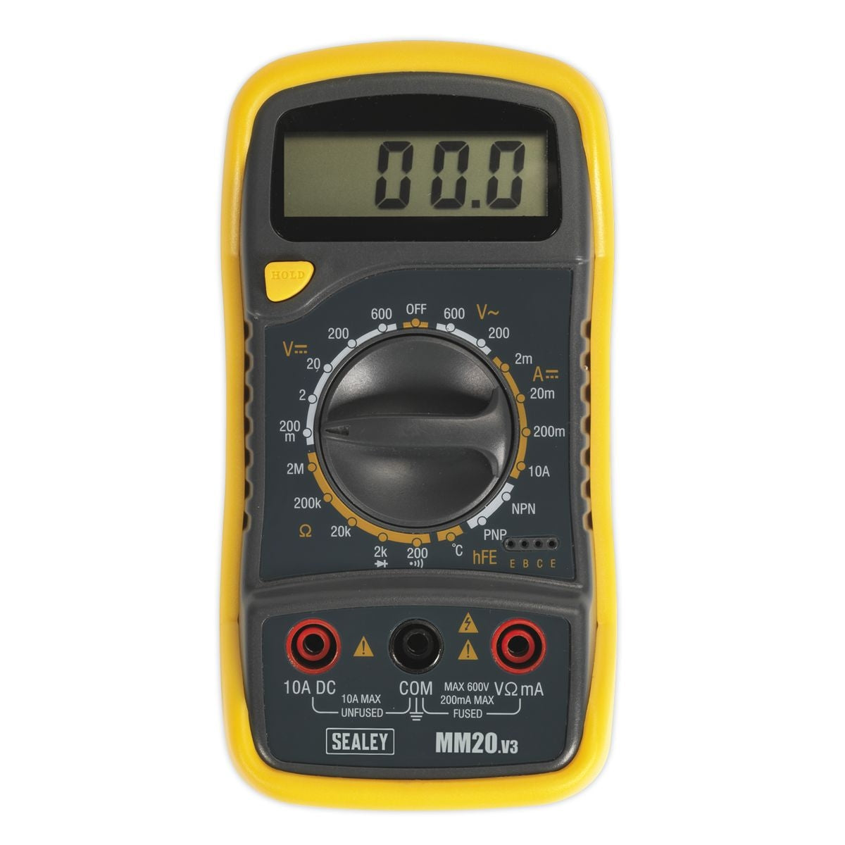 Sealey MM20 Digital Multimeter 8 Function with Thermocouple