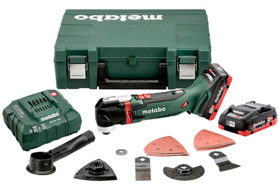 Metabo MT 18 LTX Multitool, Case, 2 x 18V 4.0Ah LiHD