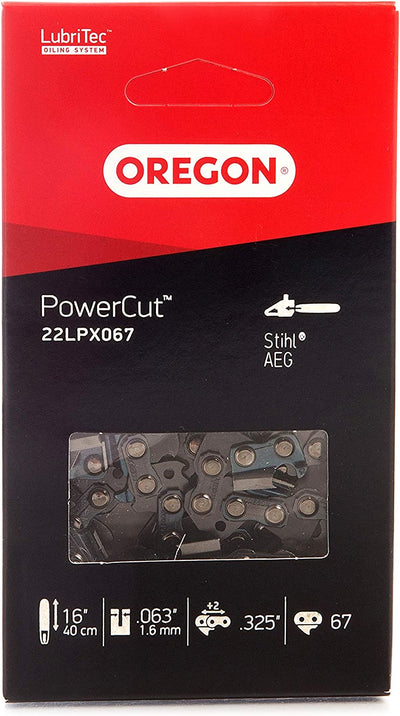 Oregon 22LPX067E Chainsaw Chain, 325 Super Chisel