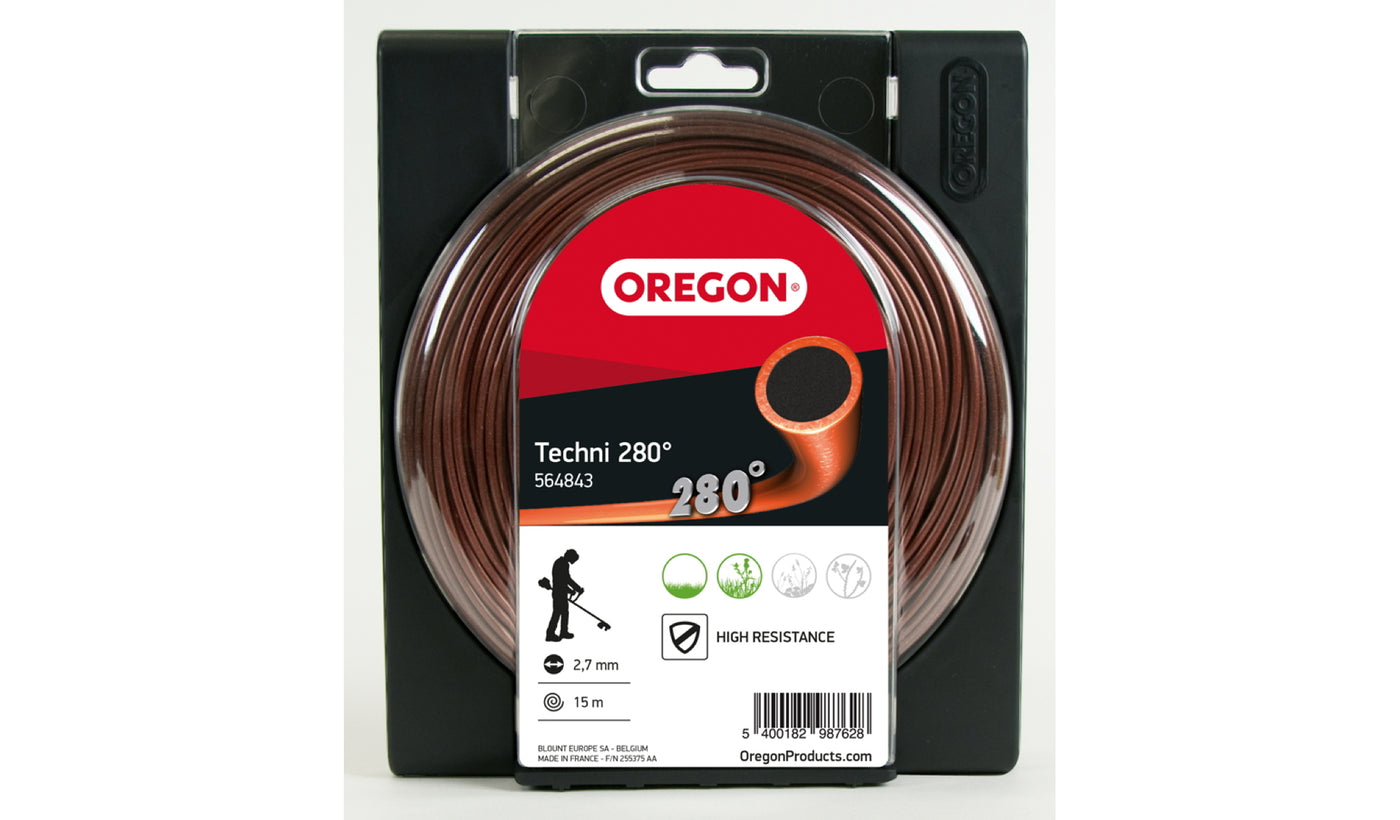 Oregon 545819 Techni, Trimmer Line Wire, 280 Degrees 2.50mm x 81M