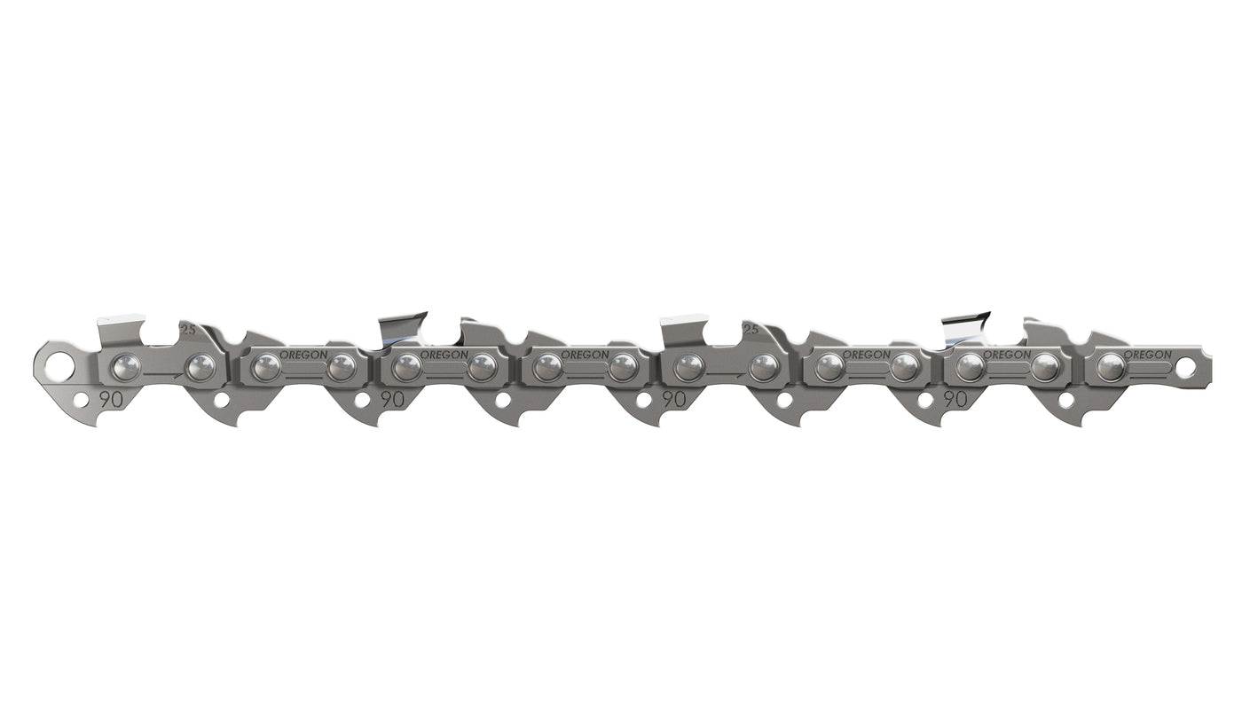 Oregon 90PX045E Chainsaw Chain, 3/8 Chamfer Chisel w/ BDL .043