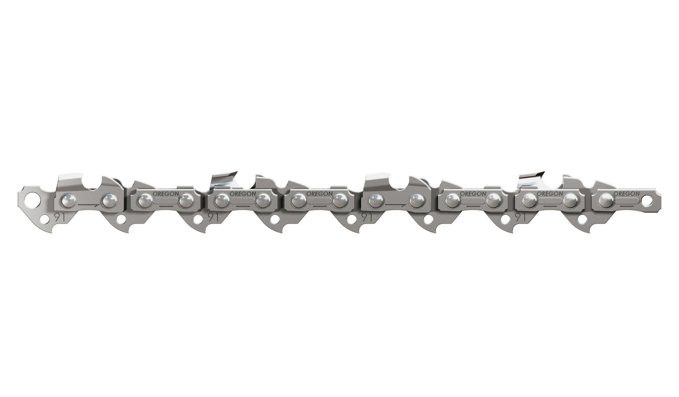 Oregon 91PX057E Chainsaw Chain, 3/8 Chamfer Chisel w/ Ramped DG