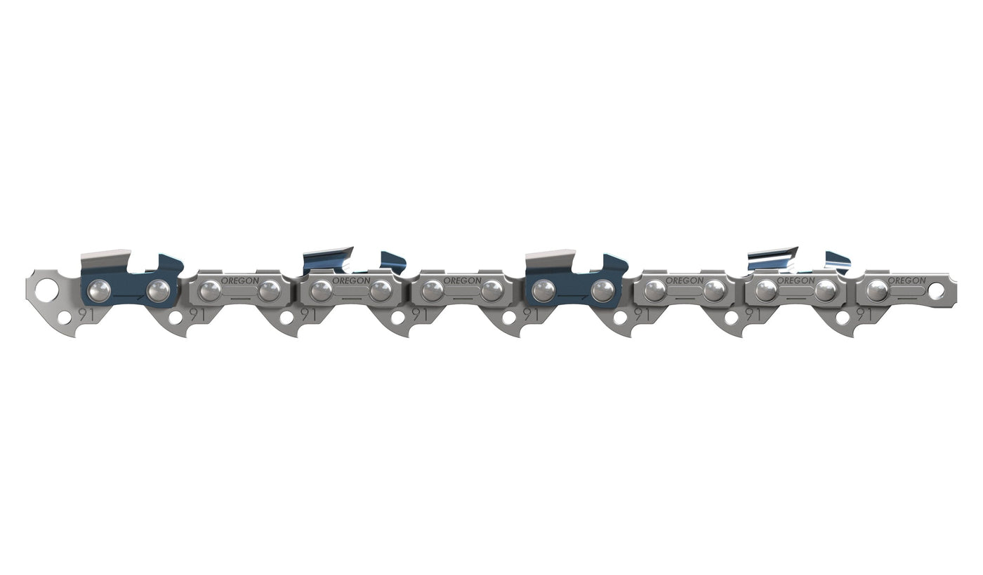 Oregon 91VXL050E Chainsaw Chain, Semi Chisel 3/8 Long Top