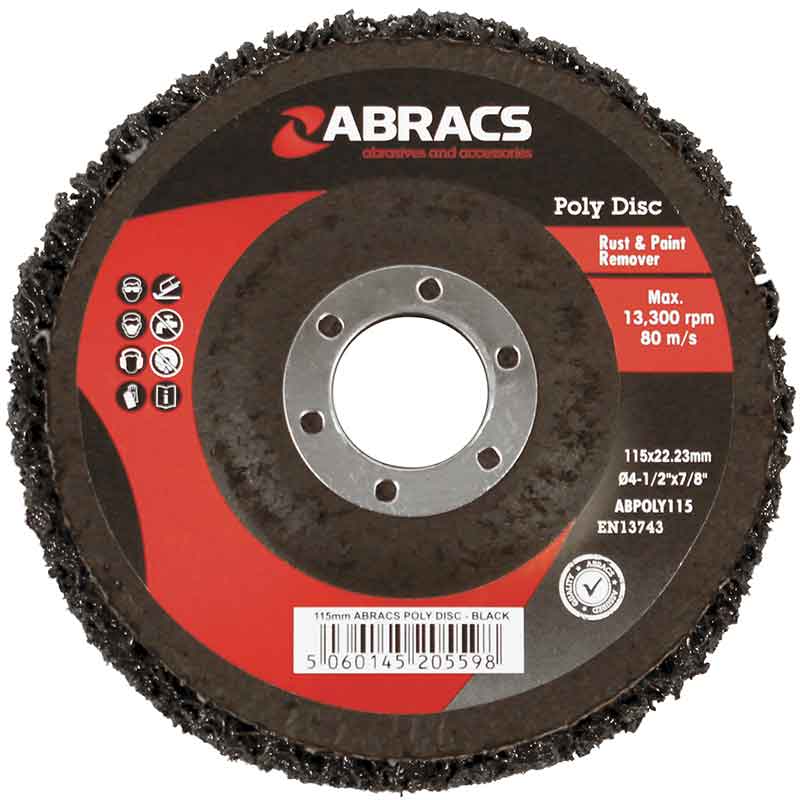 Abracs 115mm Poly Disc for Rust & Paint