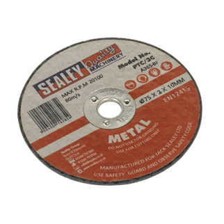 Sealey PTC/3C Cutting Disc 75 x 2mm 10mm Bore