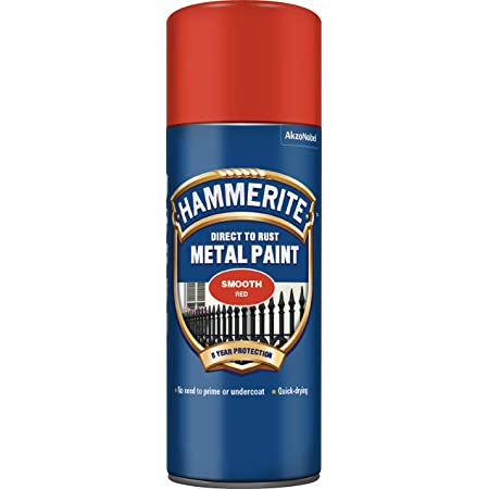 Hammerite 5092967 Smooth Red Metal Spray Paint 400ml