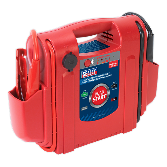 Sealey RS1 RoadStart Emergency Jump Starter 12V 1000 Peak Amps