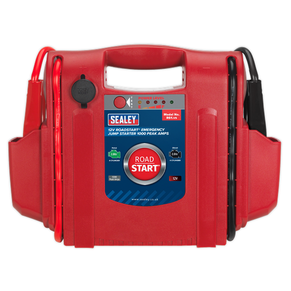 Sealey RS1 RoadStart Emergency Jump Starter 12V 1000 Peak Amps