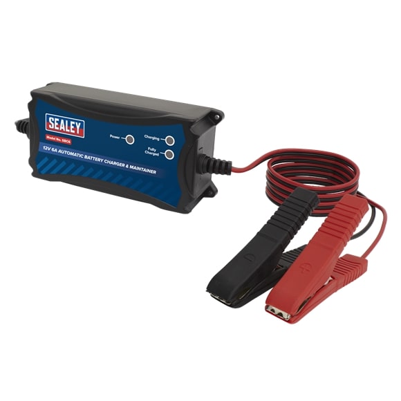 Sealey SBC6 12V 6A Automatic Battery Charger & Maintainer