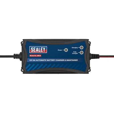 Sealey SBC6 12V 6A Automatic Battery Charger & Maintainer
