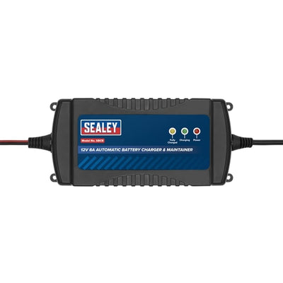 Sealey SBC8 12V 8A Automatic Battery Charger & Maintainer