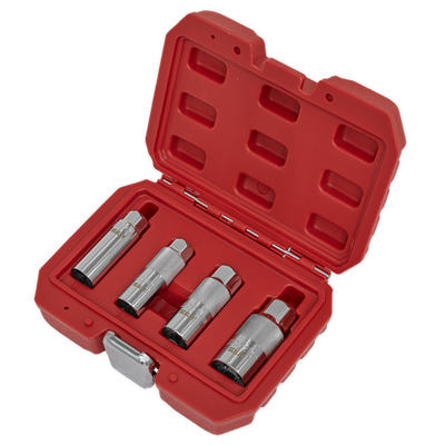 Sealey AK6556 Spark Plug Socket Set 4pc 3/8"Sq Drive