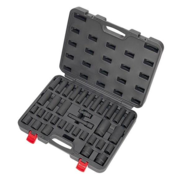 Sealey AK5634M Impact Socket Set 34pc 1/2"Sq Drive Metric