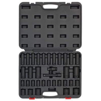 Sealey AK5634M Impact Socket Set 34pc 1/2"Sq Drive Metric