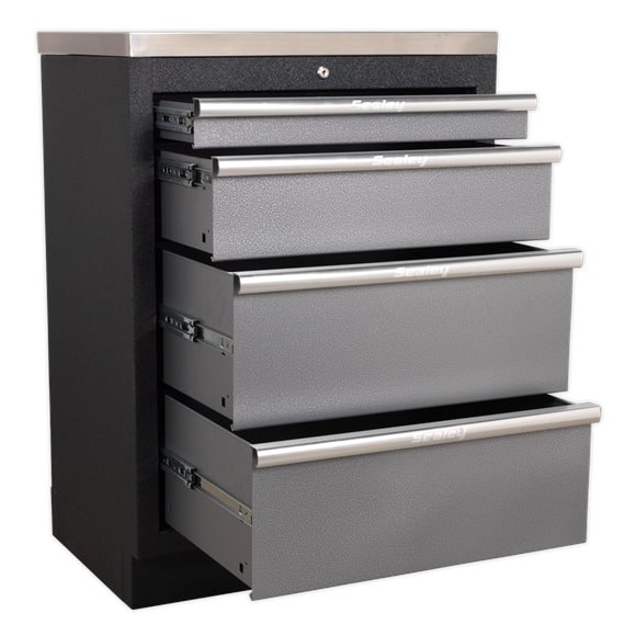 Sealey APMSSTACK07SS Modular Storage System Combo - Stainless Steel Worktop