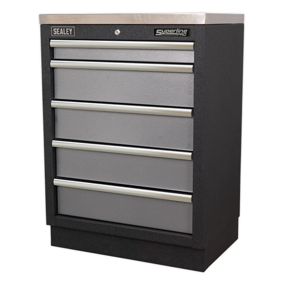 Sealey APMSSTACK03SS Modular Storage System Combo - Stainless Steel Worktop