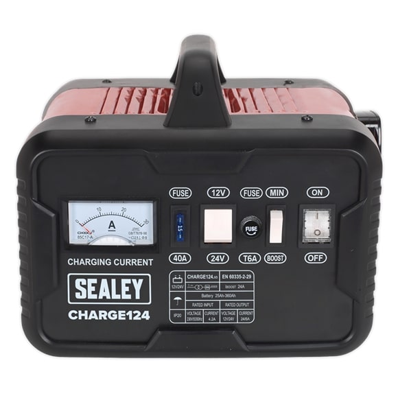 Sealey CHARGE124 Battery Charger 28Amp 12/24V 230V