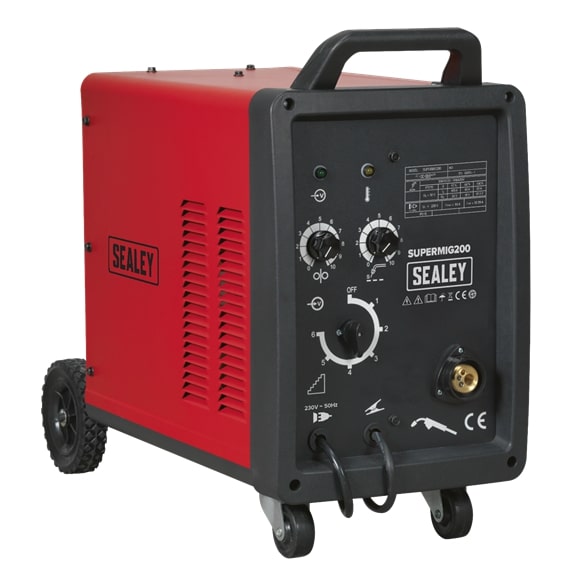 Sealey SUPERMIG200 Professional MIG Welder 200Amp 230V with Binzel Euro Torch
