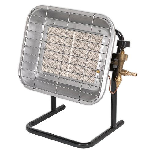 Sealey LP14 Space Warmer Propane Heater with Stand 10,250-15,354Btu/hr