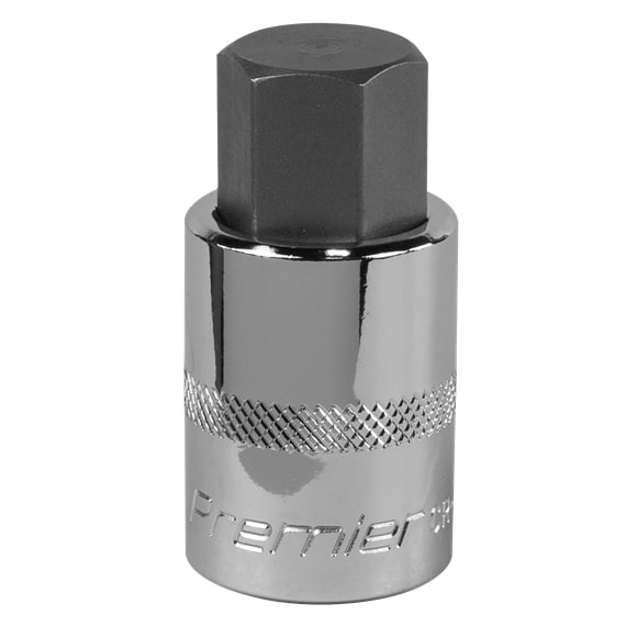 Sealey SBH026 Hex Socket Bit 19mm 1/2" Square Drive