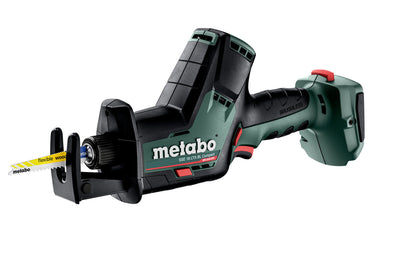 Metabo SSE 18 LTX BL Compact Cordless Sabre Saw, Body Only + Metaloc