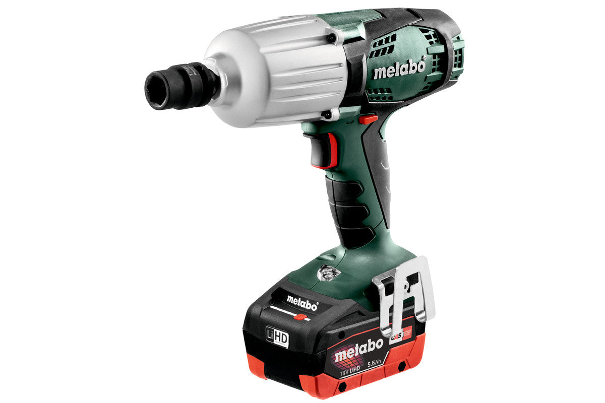 Metabo SSW 18 LTX 600 High torque Impact Wrench 2x 18V LiHD 5.5Ah