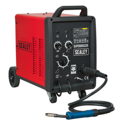 Sealey SUPERMIG230 Professional MIG Welder 230Amp 230V with Binzel Euro Torch