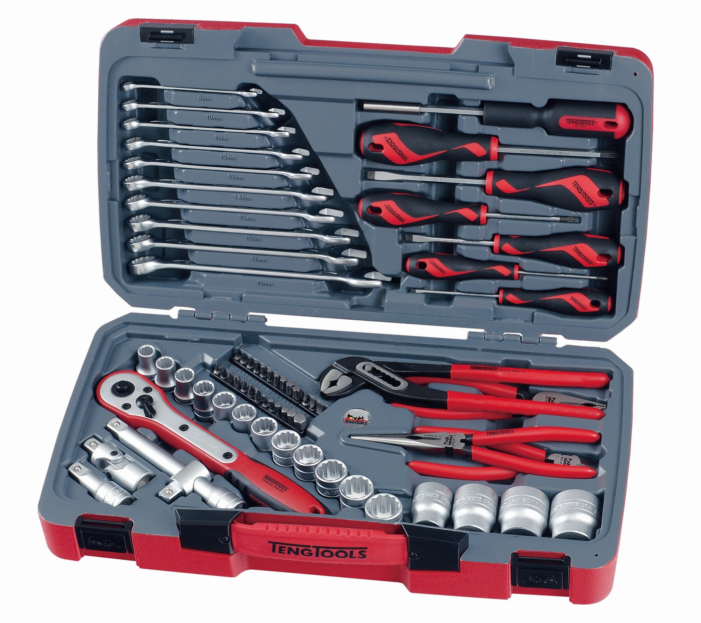 Teng Tools T1268 Tool Set 1/2 inch Drive 68 Pieces