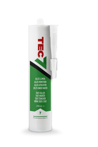 Tec 7 All Purpose Sealant & Adhesive - Black - 310ml