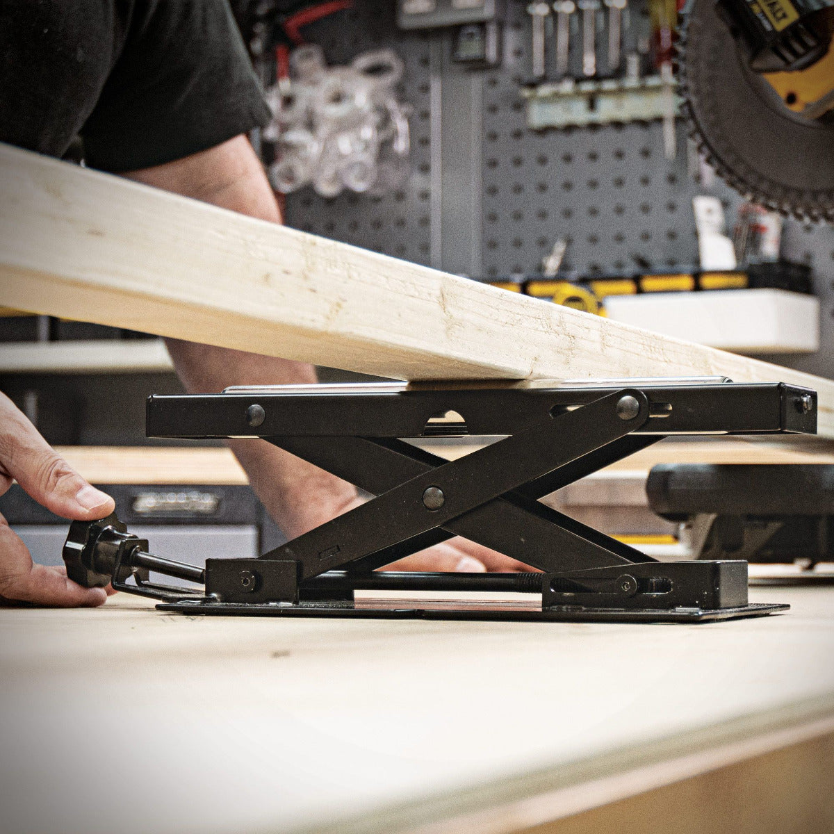 Trend R/STAND/A Adjustable Benchtop Mitre Saw Roller Stand