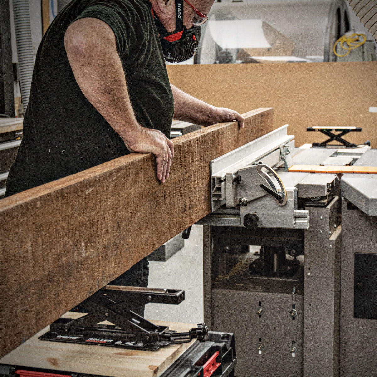 Trend R/STAND/A Adjustable Benchtop Mitre Saw Roller Stand